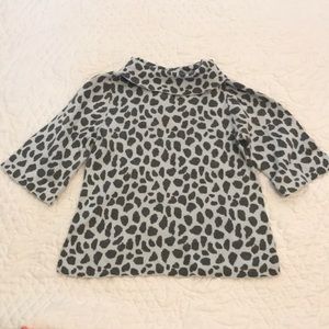 Janie and Jack animal print sweater tunic NWT